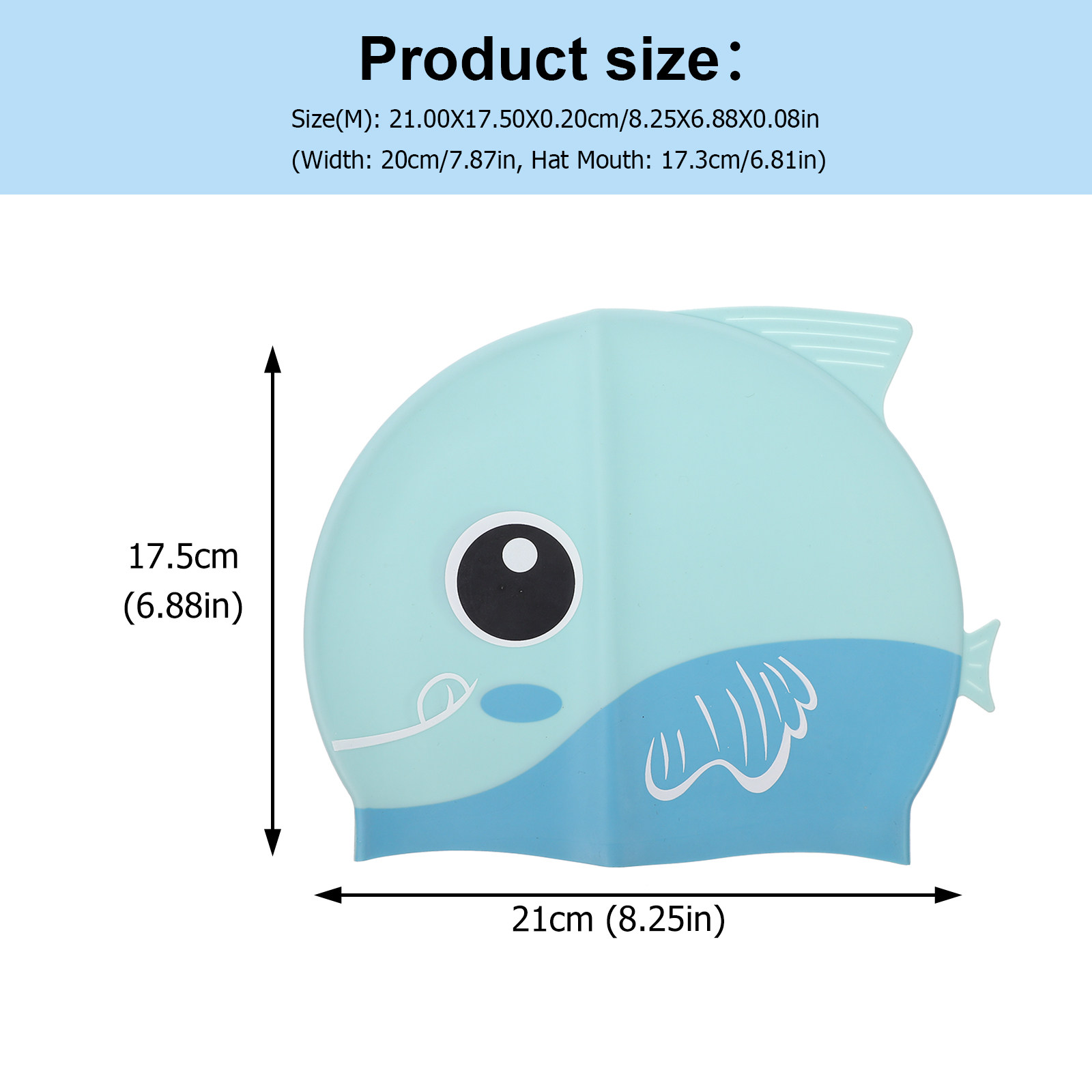シリコーン水泳キャップ漫画子供用帽子拡張つば防水軽量柔軟で快 - Swim Hat Silicone のレビューと価格