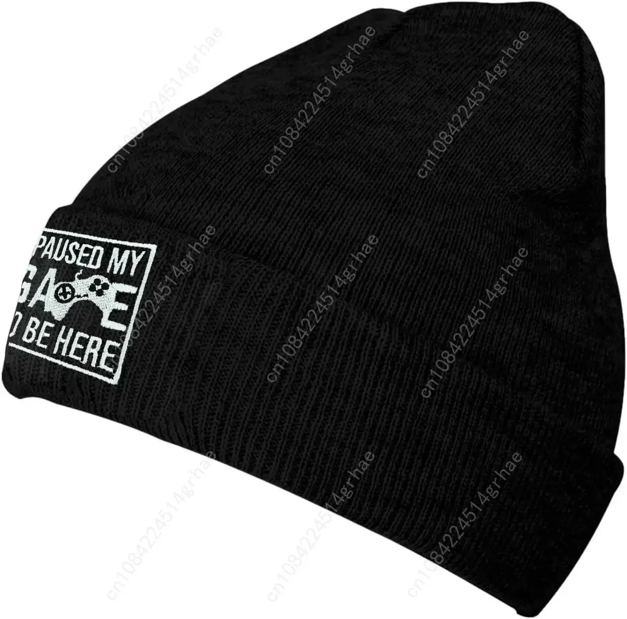 魚の刺繍入りビーニーハット 冬用暖かいニットカフ付きスカルキ - Beanie Cuffed Knit のレビューと価格