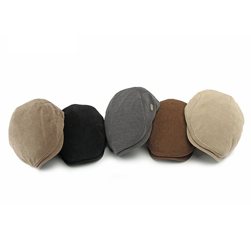 コーデュロイフラットキャップ メンズ レディース ブリティッ - Newsboy Cap Ivy のレビューと価格