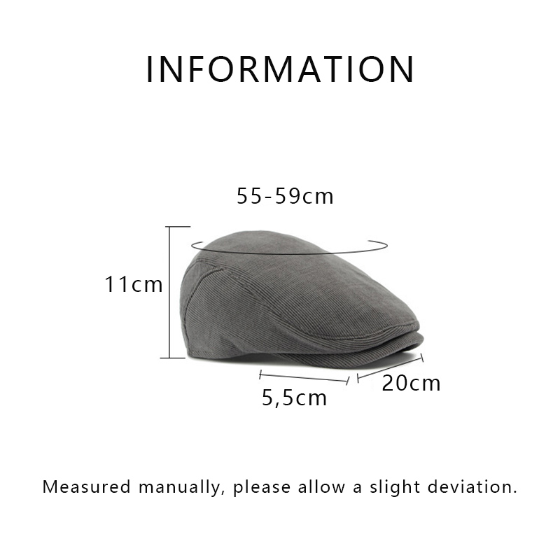 コーデュロイフラットキャップ メンズ レディース ブリティッ - Newsboy Cap Ivy のレビューと価格