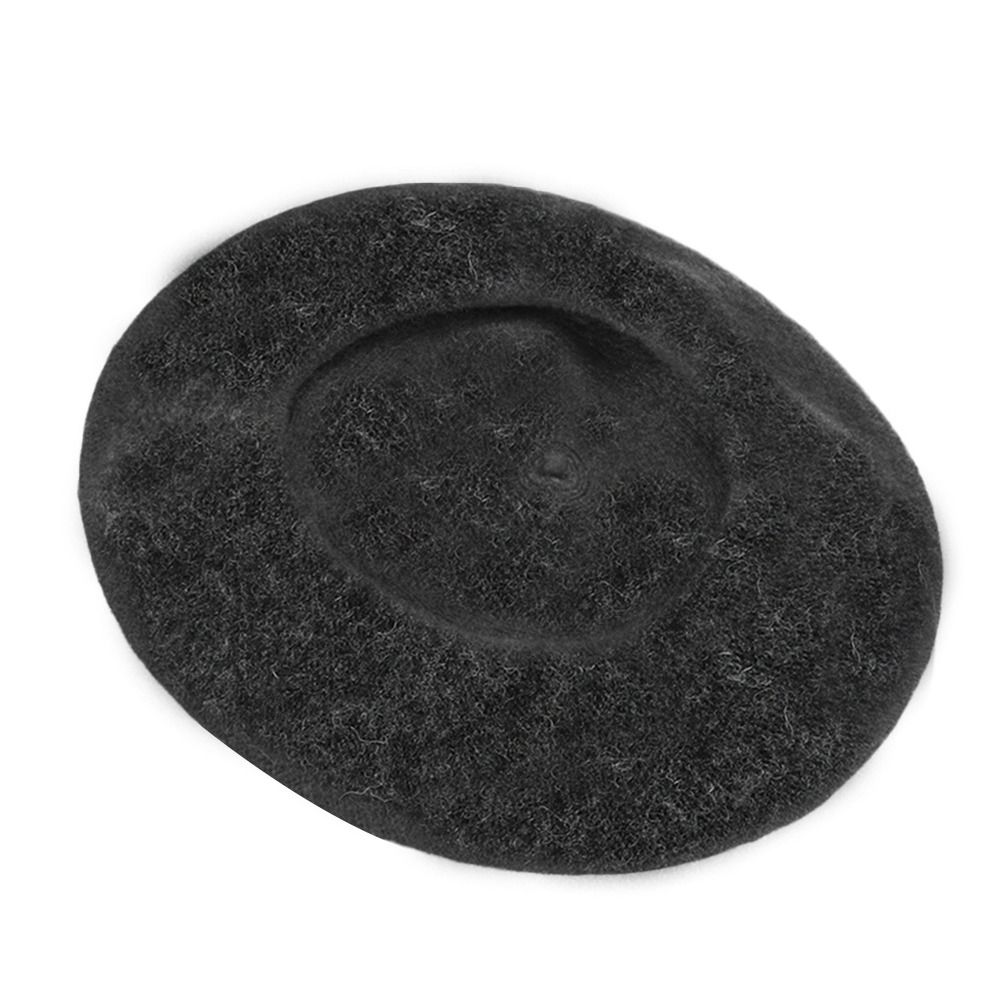 秋冬暖かいウールベレー帽無地レトロプレーンキャップオールマッ - Beret French Wool のレビューと価格