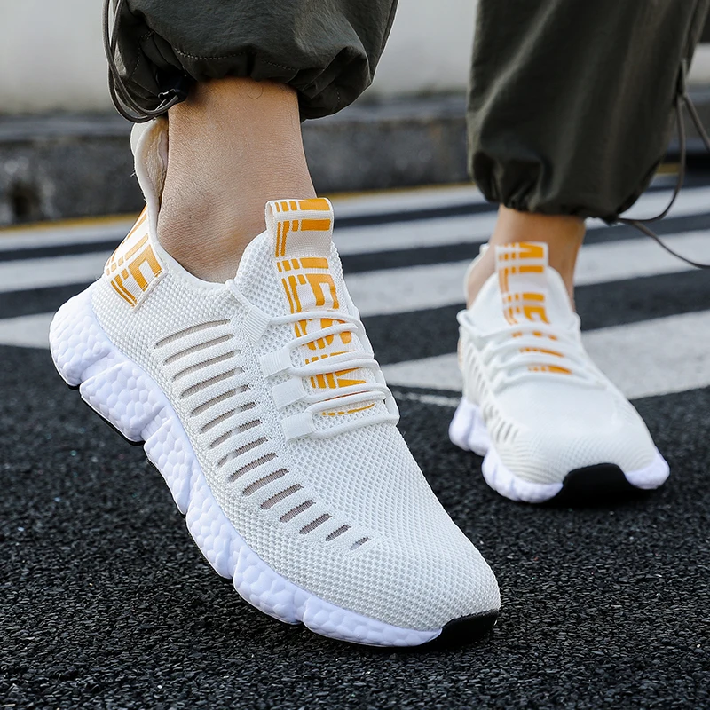 男性カジュアルシューズスニーカー通気性アスレチック軽量屋外ラ - Running Cap Lightweight のレビューと価格