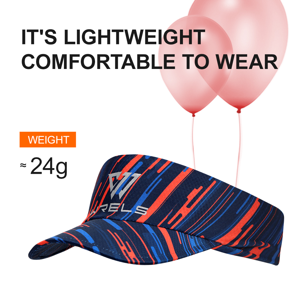 Wrels-男性用の伸縮性メッシュバイザー、野球帽、空のトッ - Running Cap Lightweight のレビューと価格