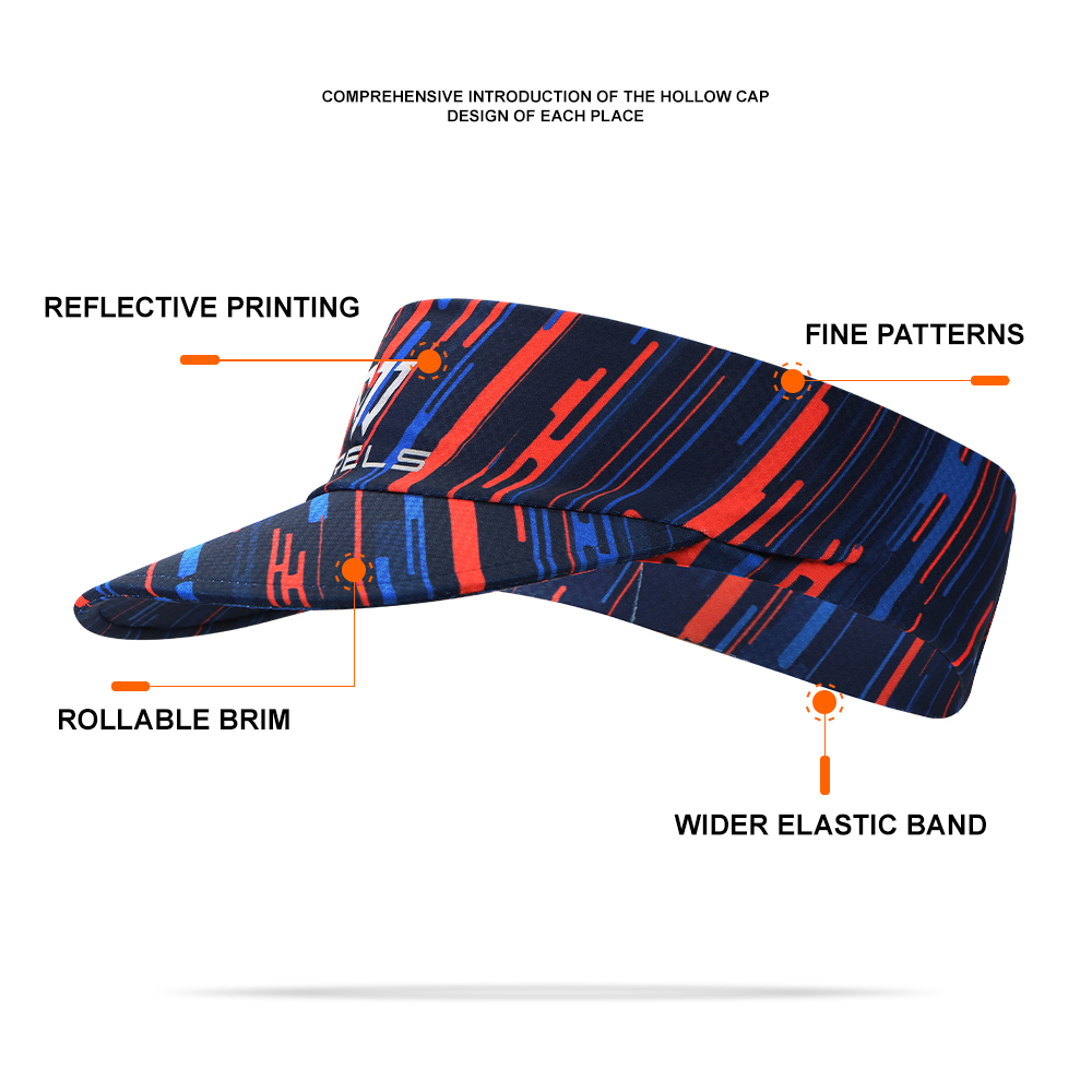 Wrels-男性用の伸縮性メッシュバイザー、野球帽、空のトッ - Running Cap Lightweight のレビューと価格