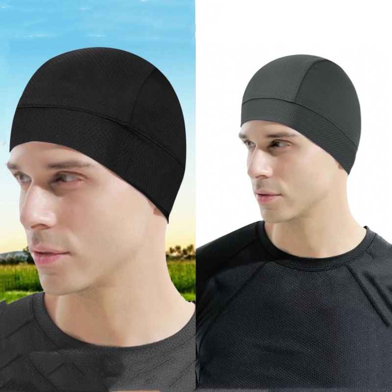 夏用薄型通気性メッシュスカルビーニーキャップ吸汗性スポーツキ - Skull Cap Helmet Liner のレビューと価格