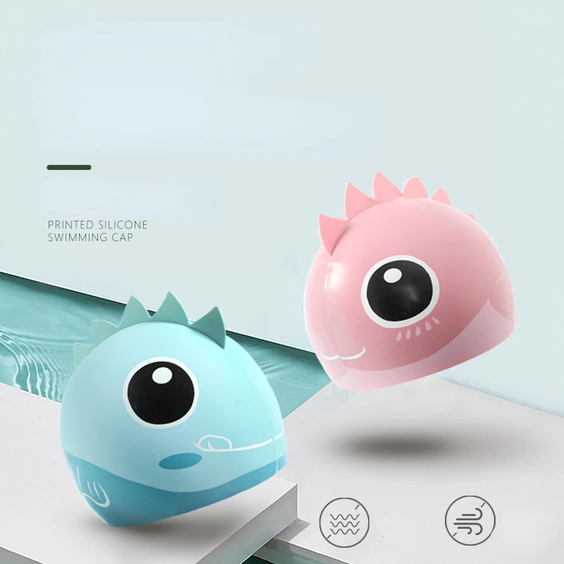 漫画のサメの形をしたかわいいシリコンの水泳帽,子供のための水 - Swim Hat Silicone のレビューと価格