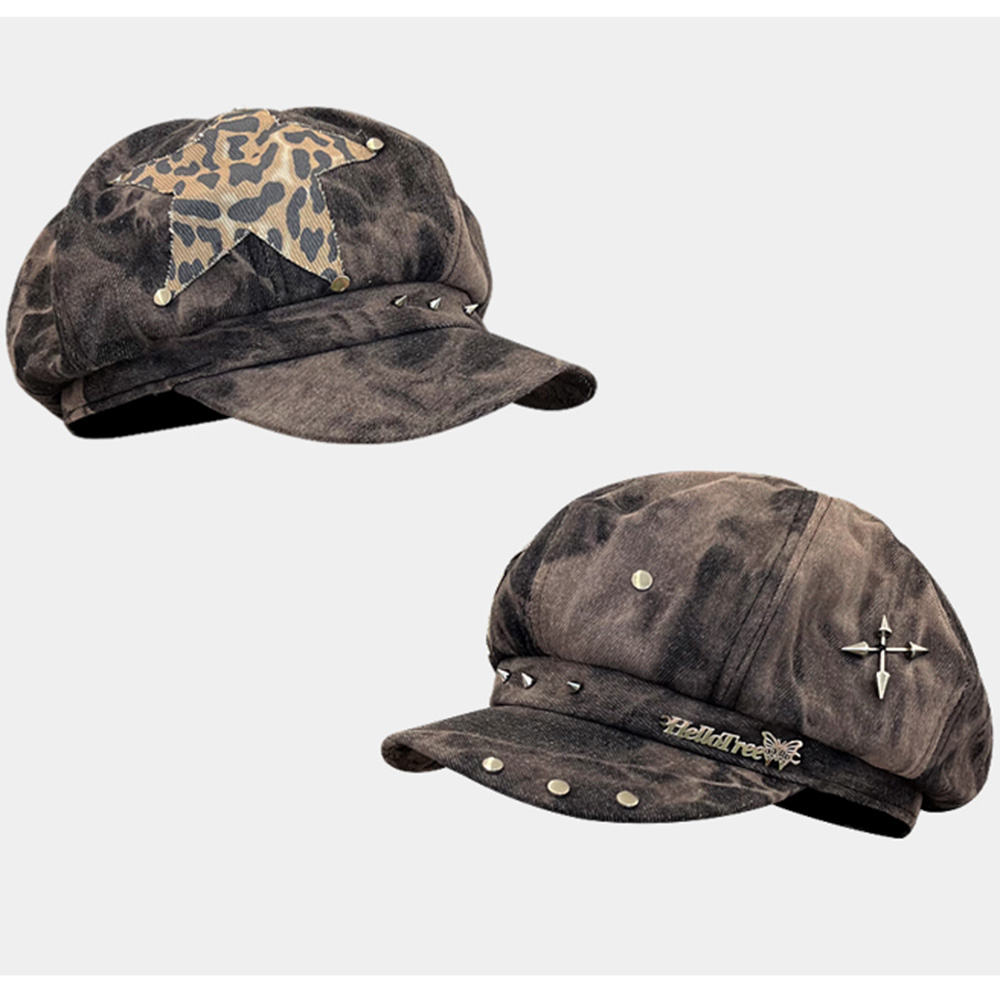 Y2K パーソナライズされたスターステッカーリベットデザイン - Dad Hat Cotton のレビューと価格