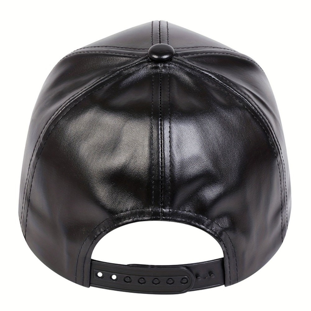 ファッション PU ソリッド野球帽お父さん帽子調節可能な暖か - Baseball Cap Structured のレビューと価格