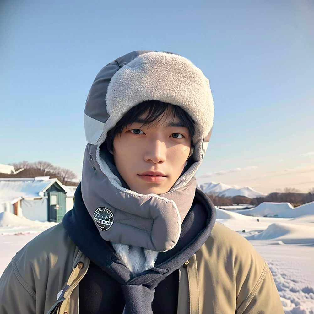 メンズウィンタースキーハット 厚手コットン アウトドア 暖か - Winter Trapper Hat のレビューと価格