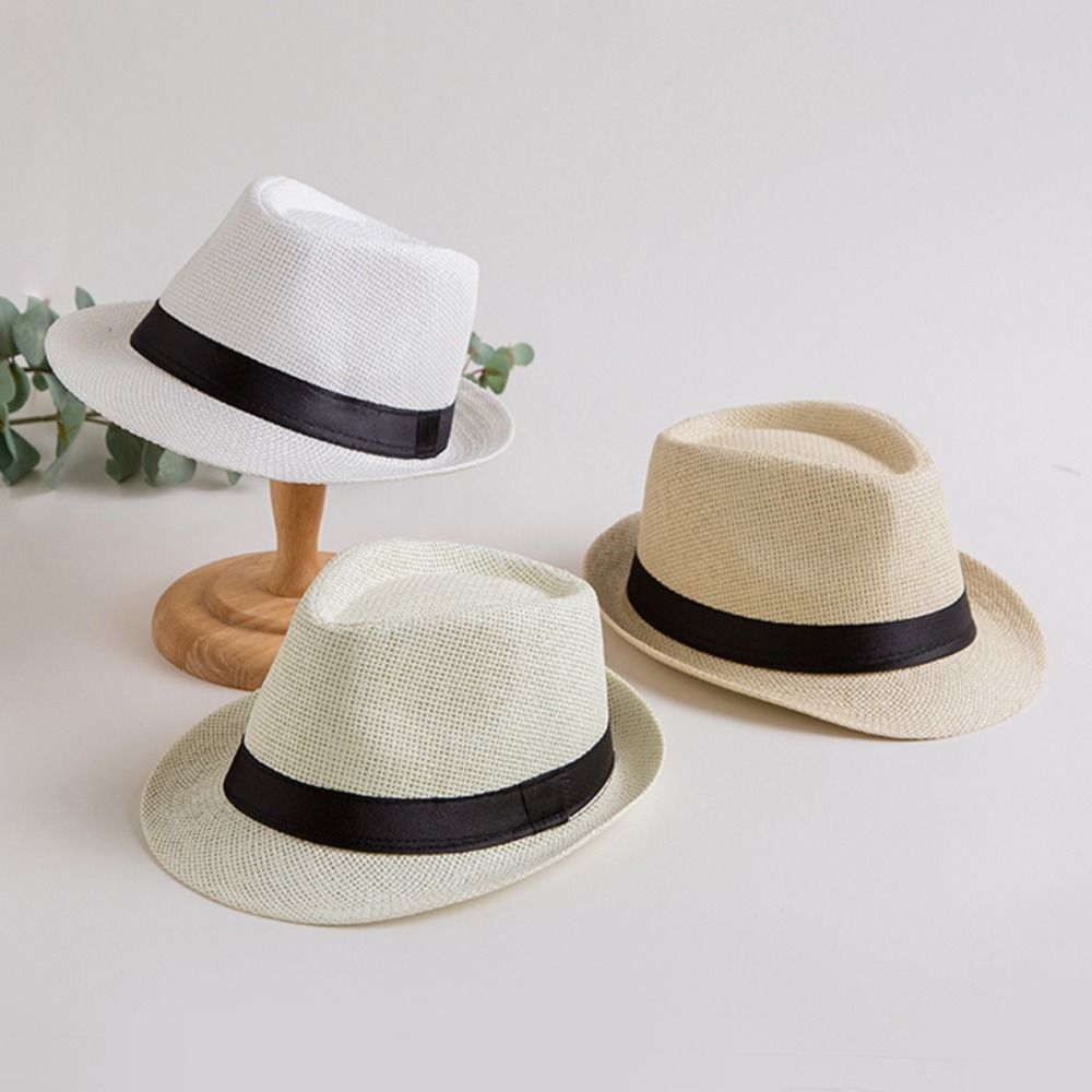 クールなヴィンテージメンズ麦わら帽子日焼け止めワイドブリムカ - Cowboy Hat Straw のレビューと価格