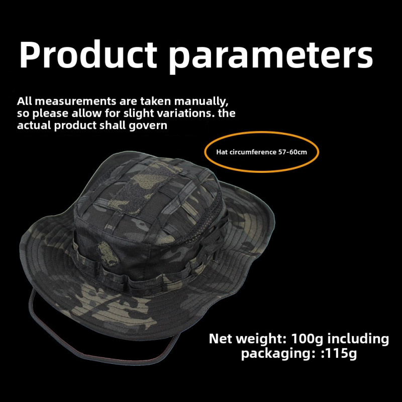 MC迷彩ブーニーハット メンズ ワイドブリム タクティカル  - Boonie Hat Tactical のレビューと価格