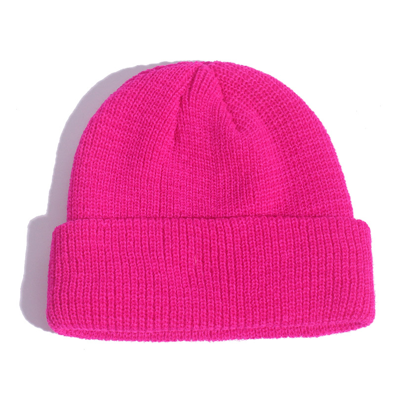 ユニセックスウィンターチャイルドリブニットカフショートメロン - Beanie Cuffed Knit のレビューと価格
