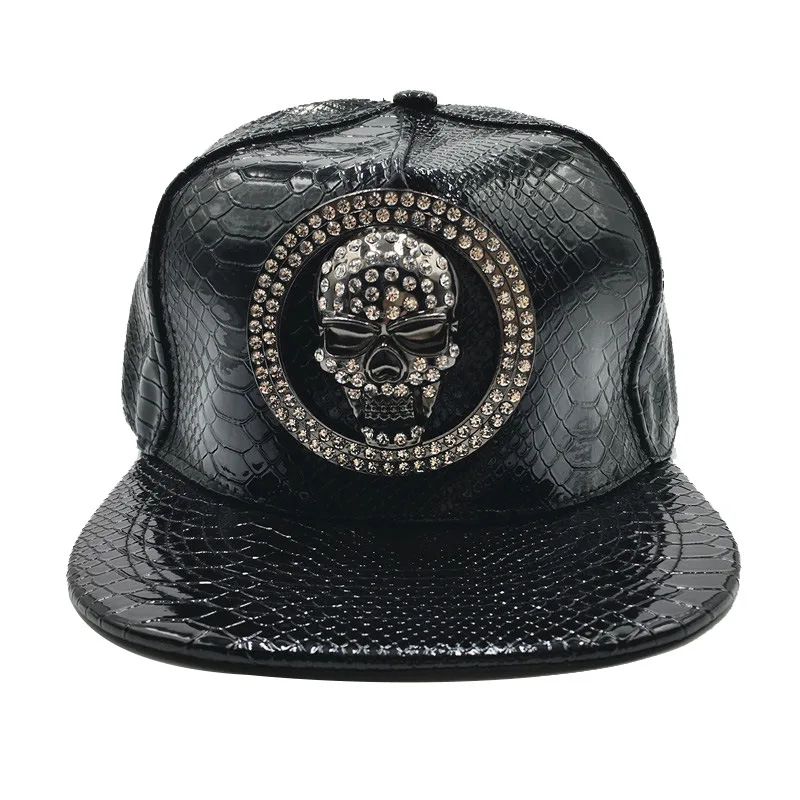 Oohmy-男性と女性のための調節可能なPUレザーの野球帽, - Snapback Hat Flat のレビューと価格