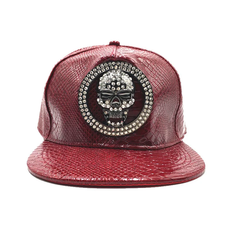 Oohmy-男性と女性のための調節可能なPUレザーの野球帽, - Snapback Hat Flat のレビューと価格