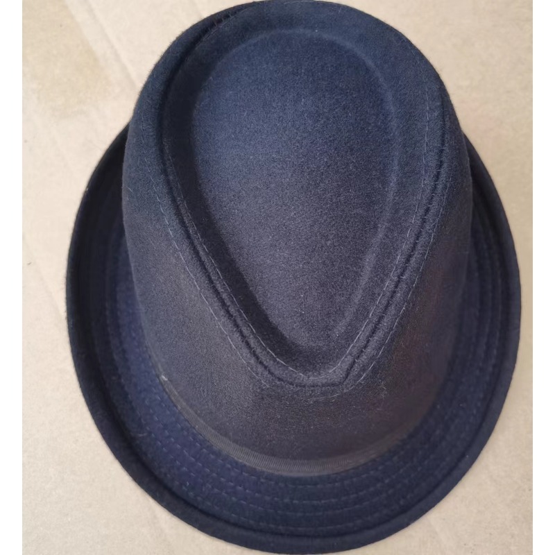 メンズ秋冬ウールフェドーラハット、暖かい防風ヴィンテージトリ - Fedora Hat Wool のレビューと価格