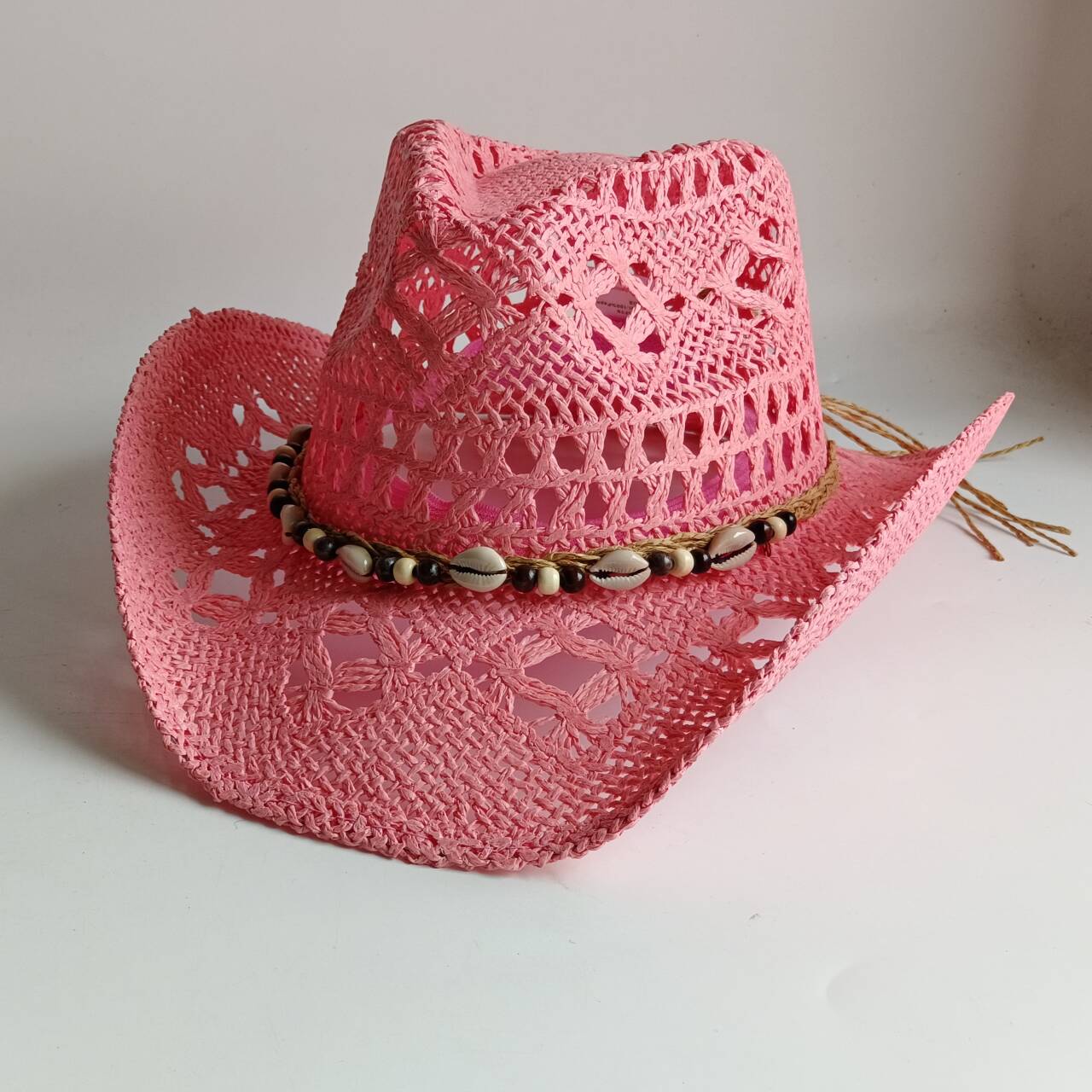 ピンクのカウボーイ麦わら帽子、手作りのカウボーイ麦わら帽子、 - Cowboy Hat Straw のレビューと価格
