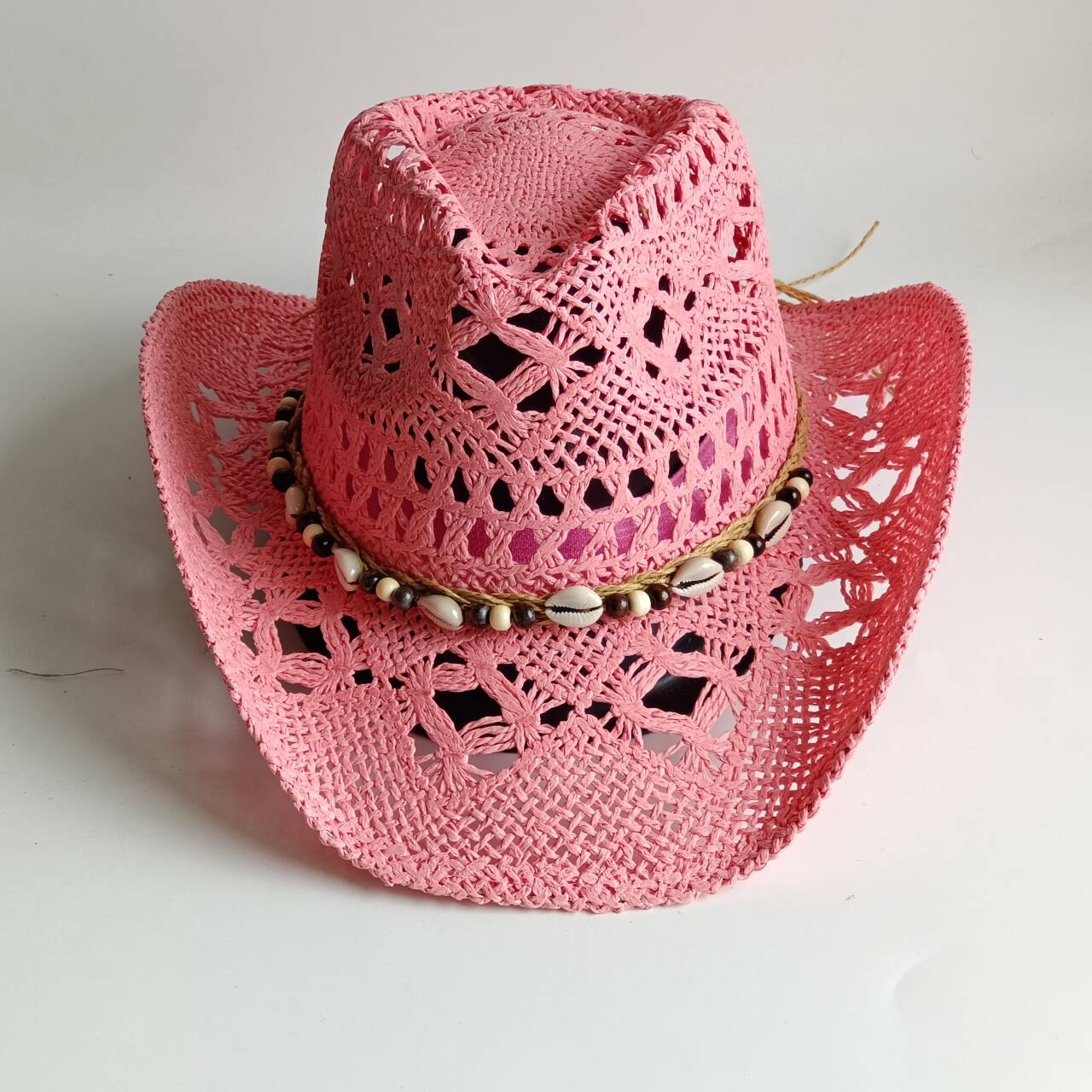 ピンクのカウボーイ麦わら帽子、手作りのカウボーイ麦わら帽子、 - Cowboy Hat Straw のレビューと価格
