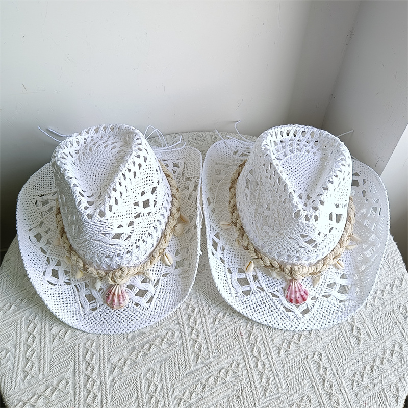シェルマランカウボーイハット レトロストローハット 新品 メ - Cowboy Hat Straw のレビューと価格