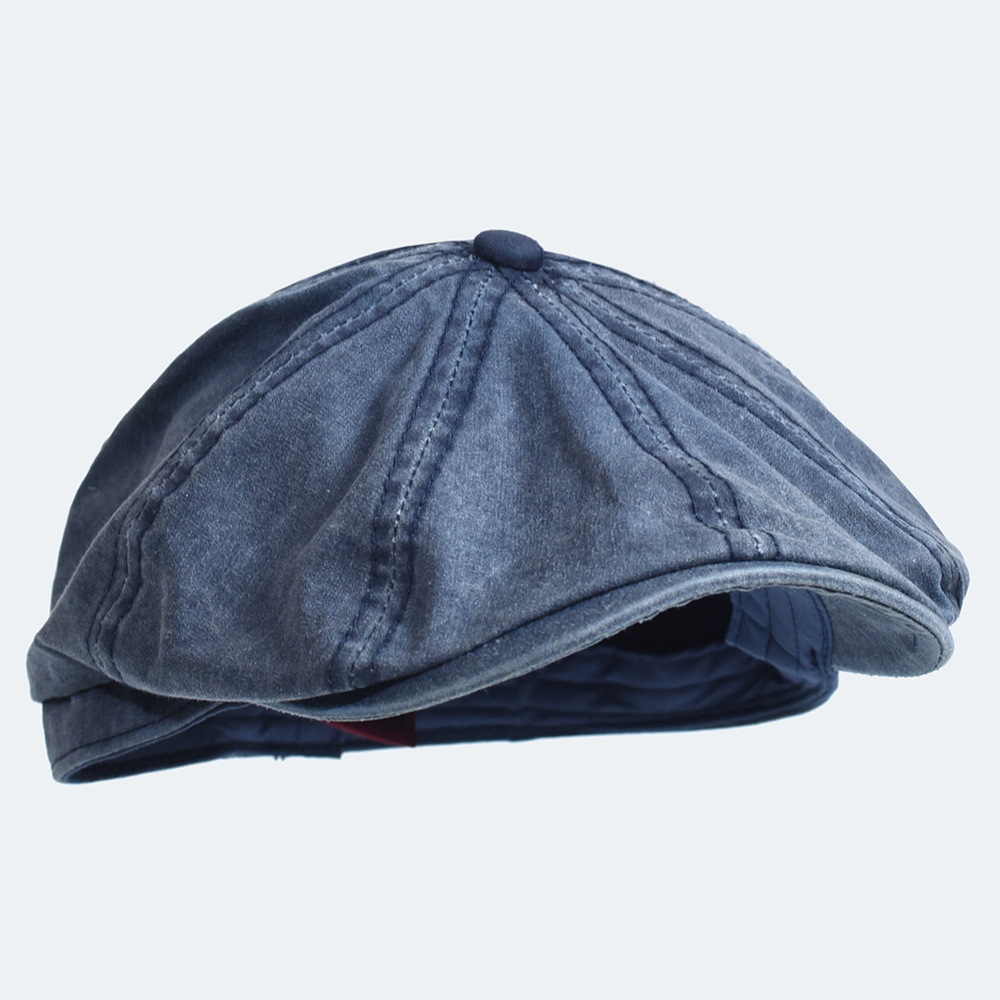 ウォッシュドコットンキャスケットキャップピーキー八角帽子ヴィ - Newsboy Cap Ivy のレビューと価格
