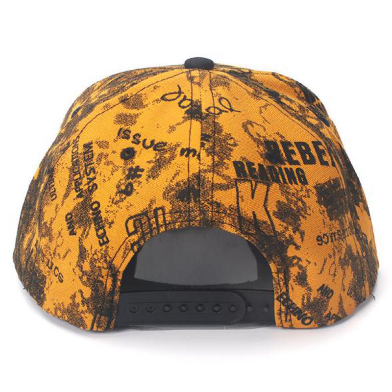 メンズヒップホップスタイルの野球帽,レタリングパターンのサマ - Snapback Hat Flat のレビューと価格