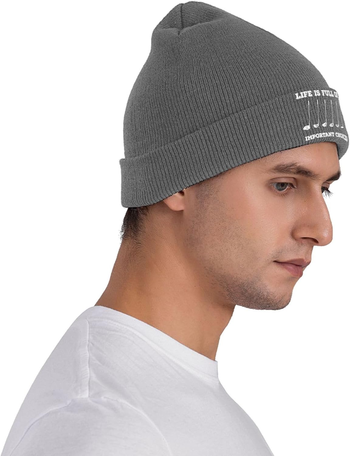人生は重要な選択がいっぱいです メンズ レディース 冬用 ソ - Beanie Cuffed Knit のレビューと価格